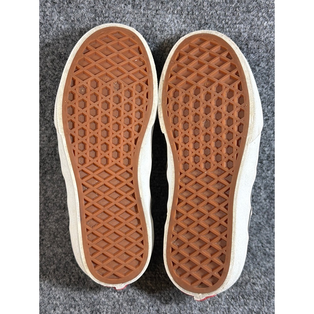 Vans Kids Classic Slip-On Checkerboard Black White Sneakers Size 1 Youth - Picture 5 of 6
